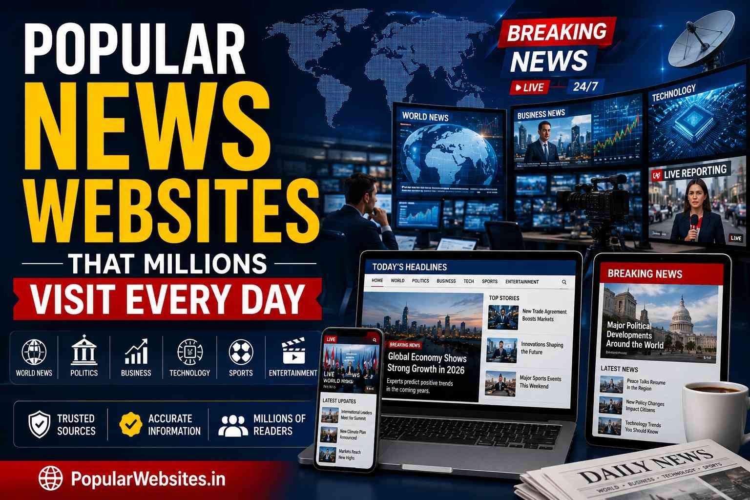 Popular News Websites