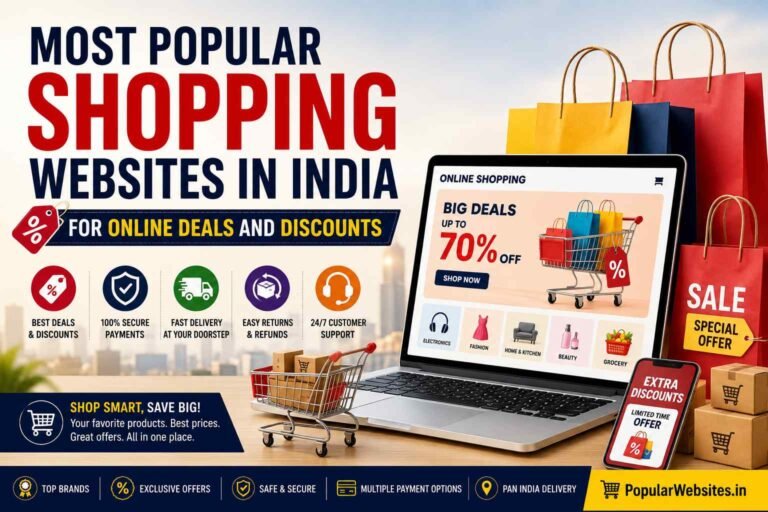 Popular Shopping Websites in India