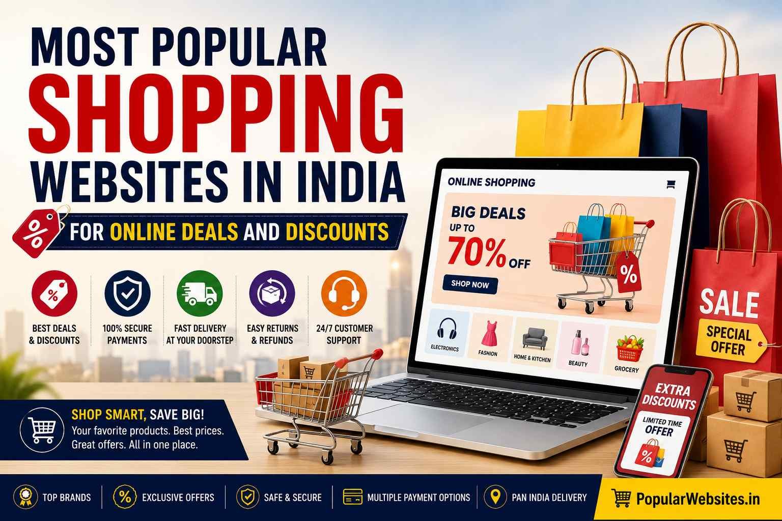 Popular Shopping Websites in India