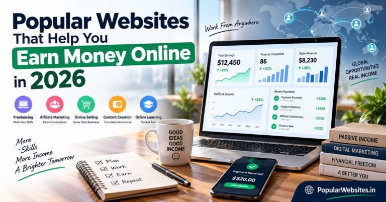 Popular Websites That Help You Earn Money Online